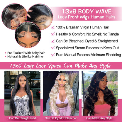 Luxurious Body Wave Human Hair Wig