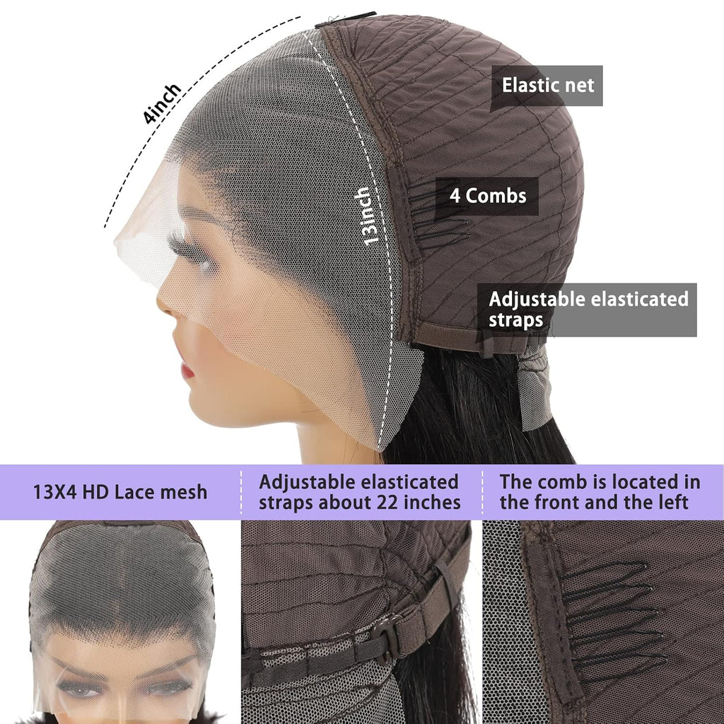 Luxurious Natural Human Hair Bob Wig