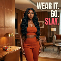 Body Wave Glueless Wig — Wear & Go, HD Lace, 180% Density Human Hair