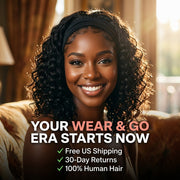 Wear and go headband wig in 3 steps
