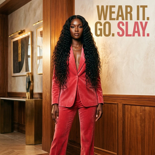 Deep wave 13x6 lace front wig — Wear It Go Slay