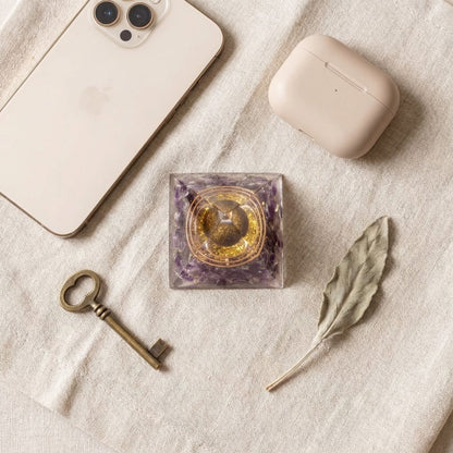 The Amethyst Pyramid — Place It Once. Sleep Through The Night.