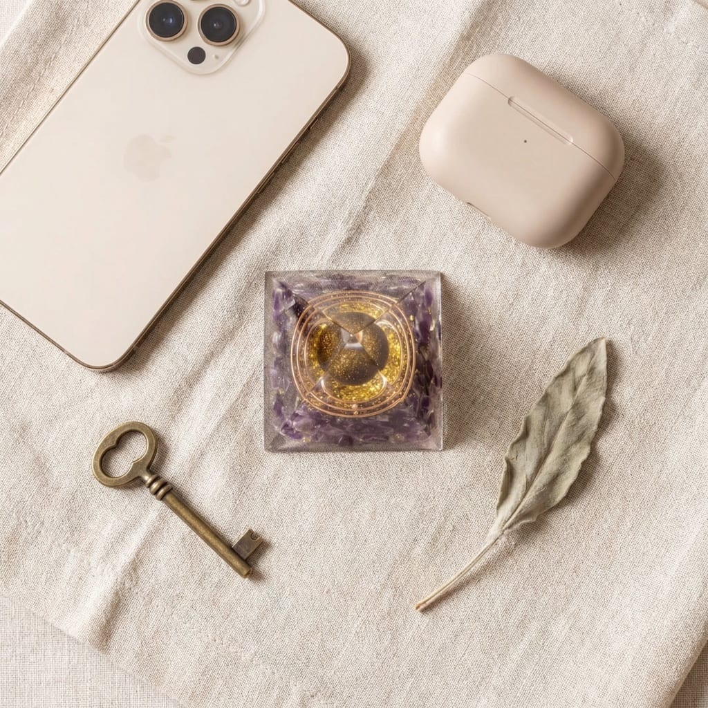 The Amethyst Pyramid — Place It Once. Sleep Through The Night.